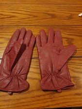 Ladies red leather for sale  ALLOA