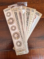 Tiras decorativas Sizzix Tim Holtz VOCÊ ESCOLHE, usado comprar usado  Enviando para Brazil