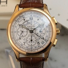 Zenith 18k rose for sale  Brooklyn