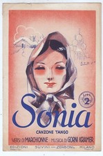 Spartito sonia canzone usato  Settimo Torinese