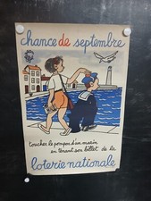 Affiche loterie pompon d'occasion  Montauban