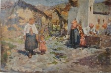 Antica stampa colori usato  Roma
