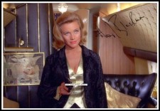 Honor Blackman, autografado, imagem de lona de algodão. Edição limitada (HB-20) x comprar usado  Enviando para Brazil