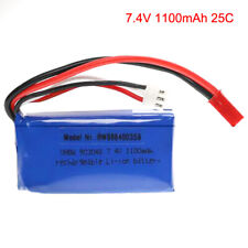 Bateria Li-po 7.4V 1100mAh para WLtoys A949 A959 A969 A979 S989 V912 T23 T55 F45, usado comprar usado  Enviando para Brazil