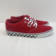 Tênis masculino VANS Atwood quadriculado parede lateral 11 vermelho skatista amarrado VN0A5HTRRED comprar usado  Enviando para Brazil