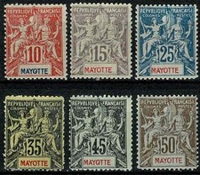 Mayotte 1896 type d'occasion  Dieuze