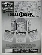 1934 advertising ideal d'occasion  Expédié en Belgium