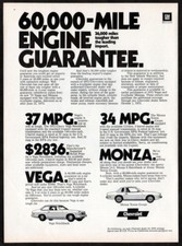 1975 Chevrolet Vega & Monza Vintage Estampa Original AD | Arte Notchback Town Coupe comprar usado 1975 Chevrolet Vega & Monza Vintage Estampa Original AD | Arte Notchback Town Coupe comprar usado  Enviando para Brazil