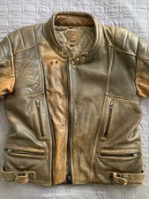 Vintage motorrad lederjacke gebraucht kaufen  Unna