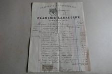 1890facture françois larretch d'occasion  Biganos