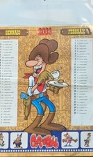 Calendario jacovitti coccobill usato  Italia