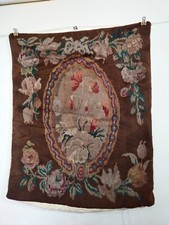 painel floral vintage lindo francês tipo Aubusson tecido pendurado na parede decoração para casa comprar usado  Enviando para Brazil