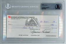Cheque autografado Maurice Richard - BAS 10 comprar usado Cheque autografado Maurice Richard - BAS 10 comprar usado  Enviando para Brazil