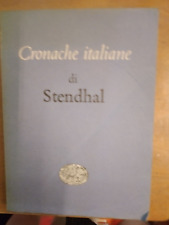 Cronache italiane stendhal usato  Italia