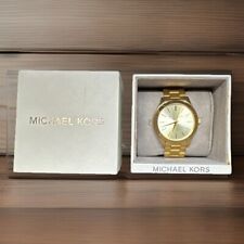 Michael Kors MK3179 Oro Pasarela Acero Inoxidable Analógico Mujer Reloj Caja y Eslabones segunda mano  Embacar hacia Argentina