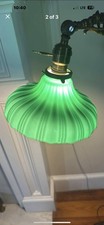 Abajur ponte de vidro verde antigo Uno comprar usado  Enviando para Brazil