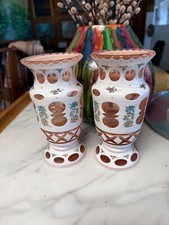 Pair antique moser for sale  Waldo