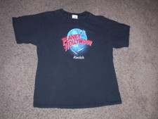 Camiseta masculina vintage anos 90 PLANET HOLLYWOOD Orlando preta feita nos EUA GG comprar usado  Enviando para Brazil