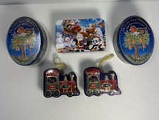 Christmas tin collection for sale  WIMBORNE