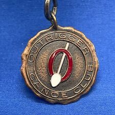 Cordão chaveiro medalhão medalhão medalha clube canoa vintage vermelho branco comprar usado  Enviando para Brazil