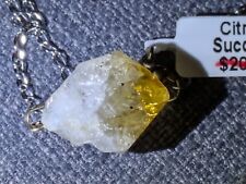 Citrine crystal pendant for sale  WESTON-SUPER-MARE