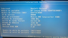 Réinstaller portable compaq d'occasion  Marseille VII