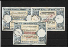 Usado, Argentina. 3 Cupones Respuestas Internacional comprar usado  Enviando para Brazil