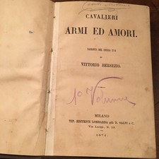 Vittorio bersezio cavalieri usato  Italia