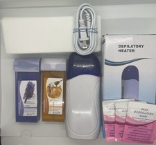 Kit aquecedor de cera Roll on, kit de cera portátil para casa, cera de rolo de cera + tiras comprar usado  Enviando para Brazil