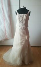 Brautkleid schleppe teilig gebraucht kaufen  Eppingen