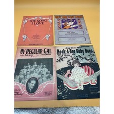 Lot vintage sheet for sale  Harmony