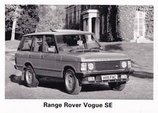 RANGE ROVER VOGUE SE, REG No.H115 FAC, FOTOGRAFIA DE PERÍODO DE VISÃO FRONTAL. comprar usado  Enviando para Brazil
