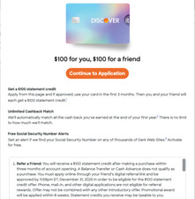 Extra discover credit for sale  Seneca