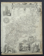 Antique map gloucestershire d'occasion  Expédié en Belgium