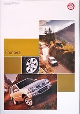 Vauxhall frontera brochure for sale  BIGGLESWADE