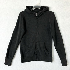 Moletom com capuz Fox feminino zíper completo tamanho pequeno cinza escuro forrado Y2K com capuz esportivo grunge comprar usado  Enviando para Brazil
