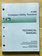 Trator John Deere 4100 manual de serviço técnico genuíno TM1630, usado comprar usado  Enviando para Brazil
