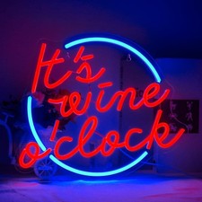 Wine clock insegna usato  Italia