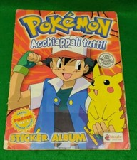 Pokémon stickers album usato  Villachiara
