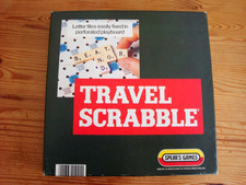 Boxed travel scrabble for sale  BURY ST. EDMUNDS