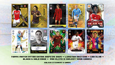 Topps Match Attax Extra 2024/25 2025 - Ltd Edt 100 taco borda dourada preta cromada X comprar usado  Enviando para Brazil