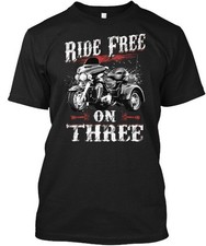 Ride Free On Three Trike Riders - Camiseta Feita nos EUA Tamanho P a 5XL, usado comprar usado  Enviando para Brazil