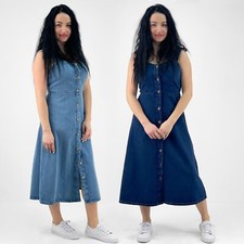Womens denim sleeveless for sale  WALTHAM ABBEY