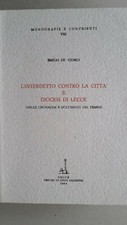 Lecce scomunicata interdetto usato  Italia