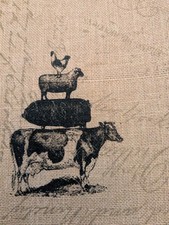 Farmhouse style burlap for sale  Brooksville