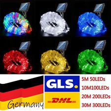 5-30m Solar Lichtschlauch Außen LED Streifen Lichterschlauch Lichterkette IP65 comprar usado  Enviando para Brazil