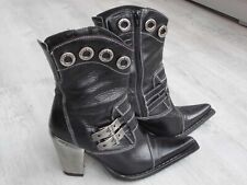 Biker damen lederstiefelette gebraucht kaufen  Simbach a.Inn