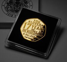 17th birthday 24ct for sale  EDINBURGH