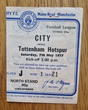 Manchester city tottenham for sale  HATFIELD