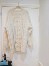 Aran jumper fishermans for sale  CORBY